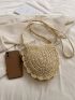 Mini Straw Bag Minimalist for Summer