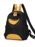 Fashionable Classic Backpack Two Tone For School