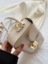 Chic PU Flap Shoulder Bag for Women Small Crossbody Handbags Vintage Purse Tote Bag