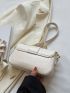 Chic PU Flap Shoulder Bag for Women Small Crossbody Handbags Vintage Purse Tote Bag