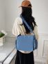 Large Capacity Messenger Bag Polyester Casual For Daily Life