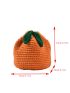 Mini Neon Orange Crochet Bag Orange Shape Drawstring Design