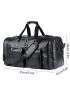 Vintage PU Weekend Bag For Men Travel Bag Big Tote Hand Luggage Duffel Handbag Shoulder Bag