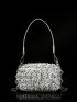 Mini Sequin Decor Colorblock Box Bag For Evening Party