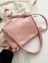 Minimalist Pink Tote Bag for Women