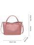 Minimalist Pink Tote Bag for Women