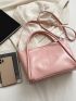 Minimalist Pink Tote Bag for Women