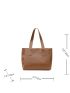 Minimalist Brown Shoulder Tote Bag for Women