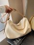 Minimalist Zipper Elegant Hobo Bag for Women