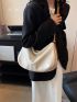 Minimalist Zipper Elegant Hobo Bag for Women