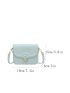 Mini Minimalist Blue Square Bag for Women