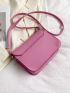 Mini Square Bag Pink Fashionable Turn Lock For Summer