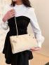 Medium Square Bag Minimalist Grommet Eyelet