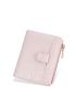 Crocodile Embossed Small Wallet Pink Fashionable Credit Card Holder For Daily