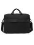 Zip Front Briefcase Oversized Black For Work