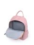 Letter Detail Classic Backpack Pom Pom Decor Preppy For School