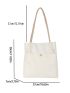 Pocket Front Square Bag Nylon Casual For Daily Life