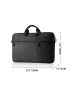 14 Inch Briefcase Gray For Office Work Business Travel