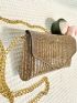 Mini Rhinestone Decor Envelope Bag for Party