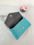 Mini Rhinestone Decor Flap Square Bag