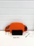 Minimalist Fanny Pack Mini Neon Orange For Sport