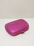 Mini Box Bag Rhinestone Decor Glamorous For Party