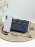 Zip Front Long Wallet PU For Daily Life