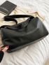 Large Capacity Shoulder Bag PU Minimalist For Daily Life