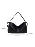 Large Capacity Shoulder Bag PU Minimalist For Daily Life