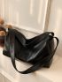 Large Capacity Shoulder Bag PU Minimalist For Daily Life