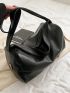 Large Capacity Shoulder Bag PU Minimalist For Daily Life