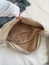 Oversized Hobo Bag Pocket Front Casual For Daily Life