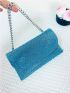 Mini Envelope Bag Rhinestone Decor Glamorous For Party