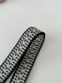 Adjustable Bag Strap Geometric Pattern