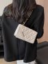 Mini Metal Detail Flap Square Bag Fashion