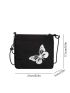 Small Square Bag Butterfly Graphic Nylon