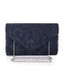 Small Envelope Bag Lace Decor Chain Strap