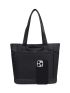 Minimalist Shopper Bag Large Capacity Black For Shopping