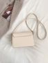 Mini Colorblock Square Bag With Adjustable Strap