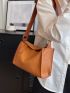 Minimalist Brown Hobo Bag Elegant for Women