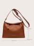 Minimalist Brown Hobo Bag Elegant for Women