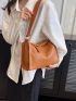 Minimalist Brown Hobo Bag Elegant for Women