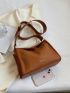 Minimalist Brown Hobo Bag Elegant for Women