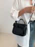 Minimalist Square Bag Mini Black