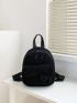 Minimalist Classic Backpack Corduroy Mini For School