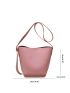 Small Crossbody Bag PU Pink