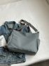 Large Shopper Bag Multi-Pocket Minimalist