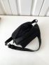 Small Fanny Pack Minimalist Nylon Black