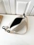 Small Fanny Pack Minimalist Nylon White