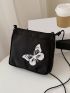 Small Square Bag Butterfly Graphic Nylon